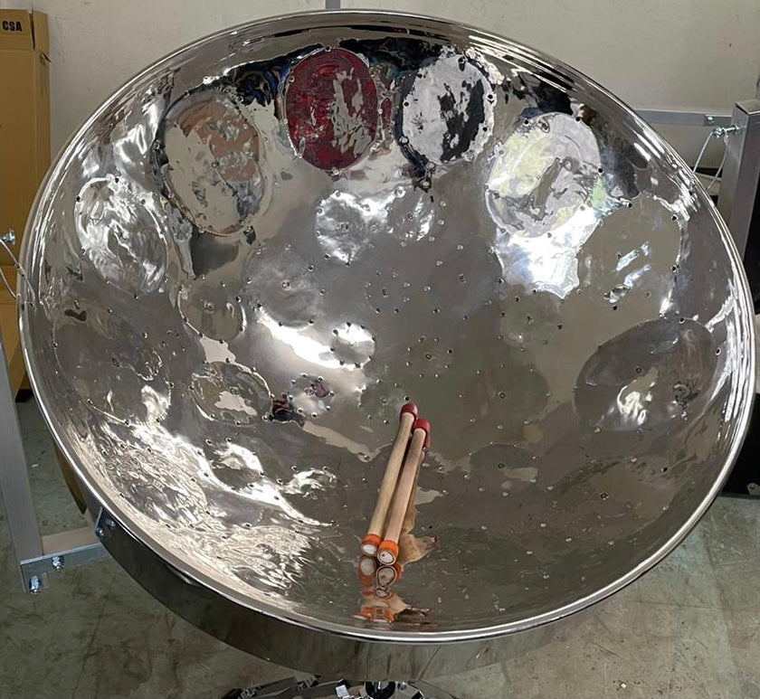 Oversized 26in. Diameter High Gloss Chrome Lead Pans Are Available Now!