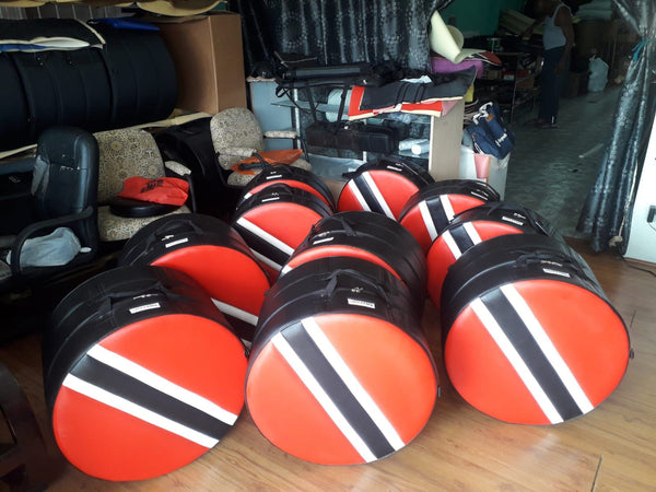 Customized Steel Drum Hard Case For Lead and Double Seconds Pans with Flag Of Your Choice
