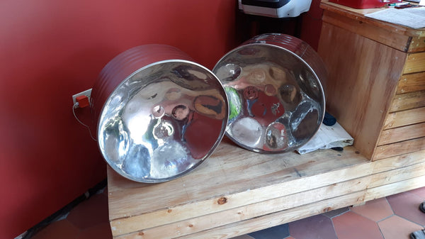 Double Tenor Steel Drum (Alto) with Nickel Plating