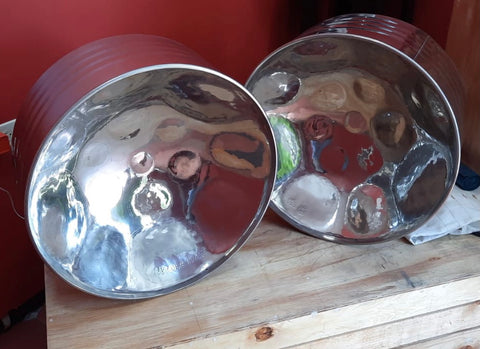 Double Tenor Steel Drum (Alto) with Nickel Plating