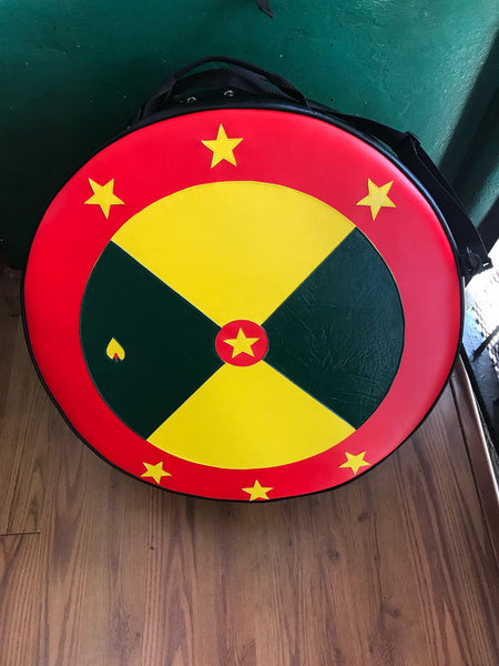 Customized Steel Drum Hard Case For Lead and Double Seconds Pans with Flag Of Your Choice